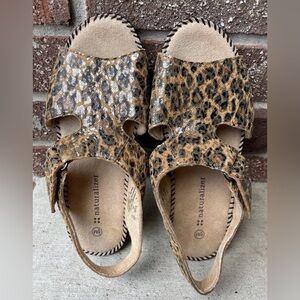 Naturalizer Animal Print Open-Toe Sandals